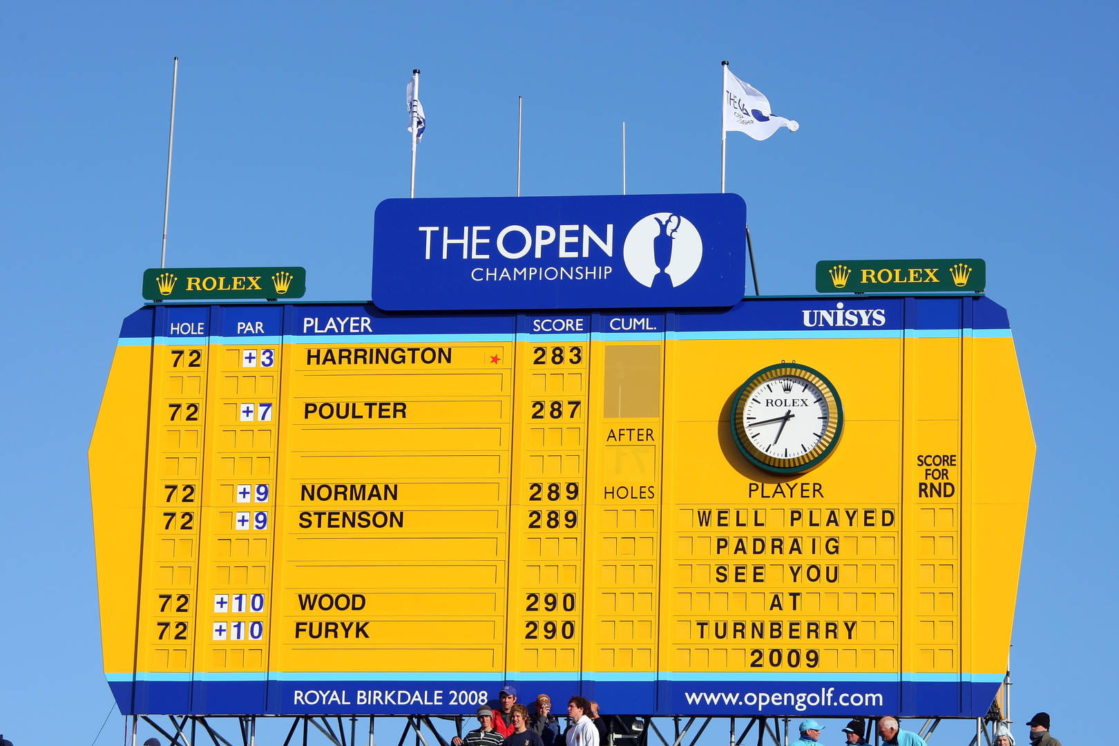 Padraig Harrington Royal Birkdale 2008